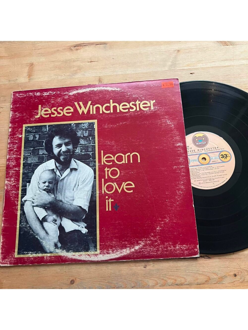 Jesse Winchester - Learn to Love it 33rpm VG+ VR20
